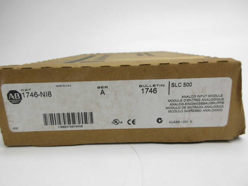 ALLEN BRADLEY 1746-NI8 SER. A (NO TERMINAL) NSMP