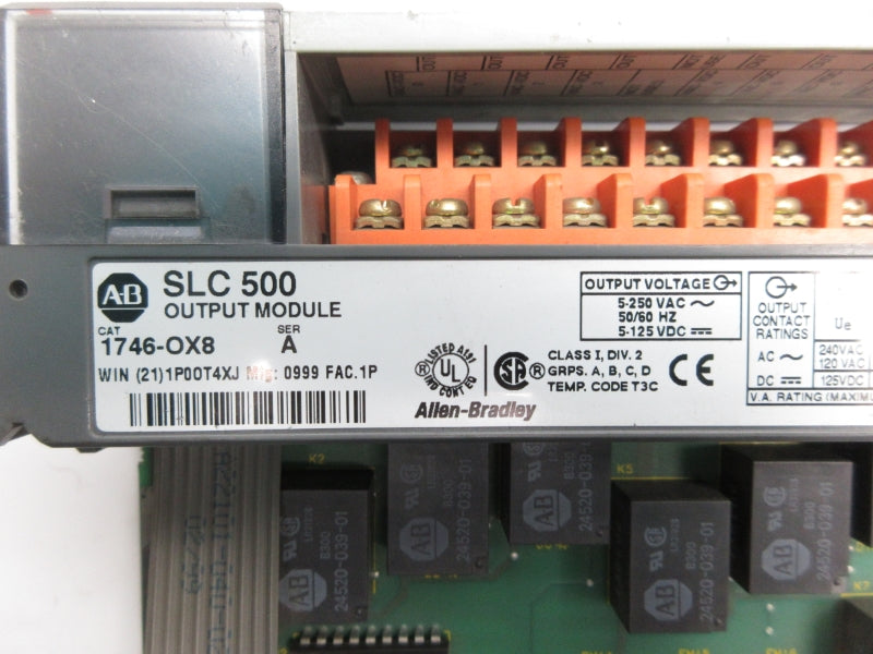 ALLEN BRADLEY 1746-OX8 SER. A 5-250VAC NSNP
