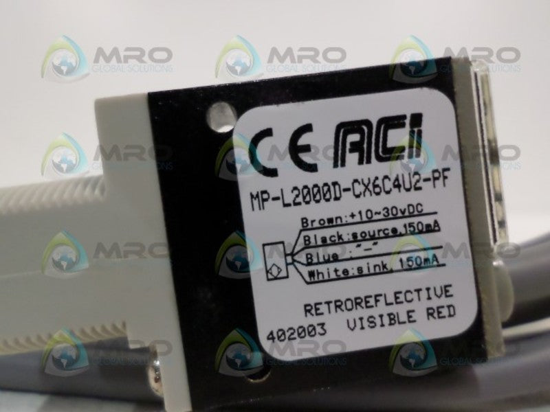 ACI MP-L2000D-CX6C4U2-PF PHOTOELECTRIC SENSOR  NSNP