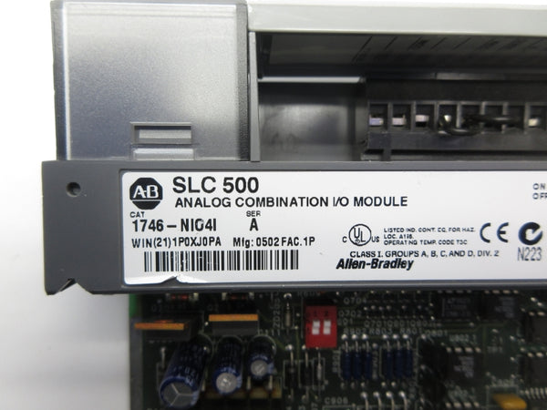 ALLEN BRADLEY 1746-NIO4I SER. A 10VDC NSNP