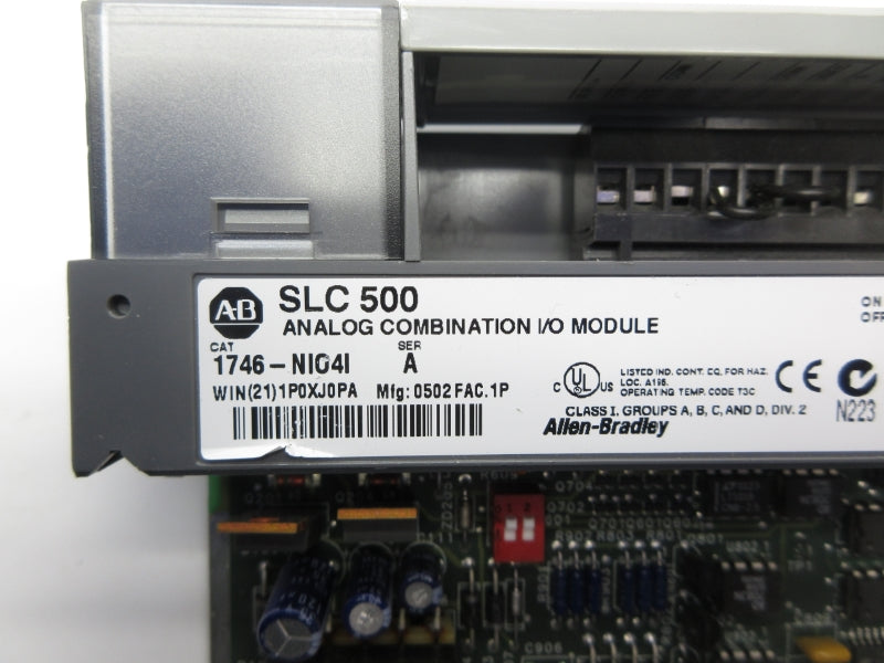 ALLEN BRADLEY 1746-NIO4I SER. A 10VDC NSNP