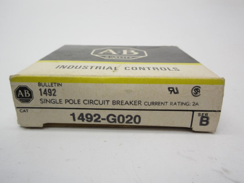 ALLEN BRADLEY 1492-G020 SER. B 250VAC 2A NSMP