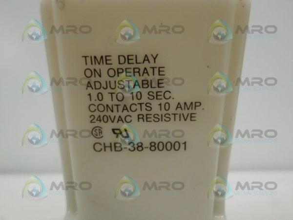 POTTER & BRUMFIELD CHB-38-80001 TIME DELAY RELAY 240VAC  NSNP