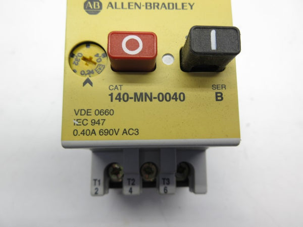 ALLEN BRADLEY 140-MN-0040 SER. B 690V 0.40A NSNP