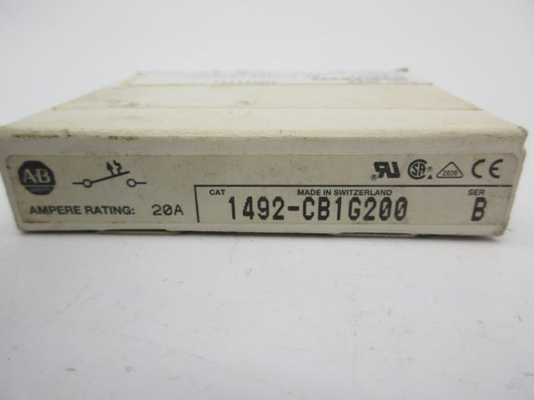 ALLEN BRADLEY 1492-CB1G200 SER. B 277VAC 20A NSMP