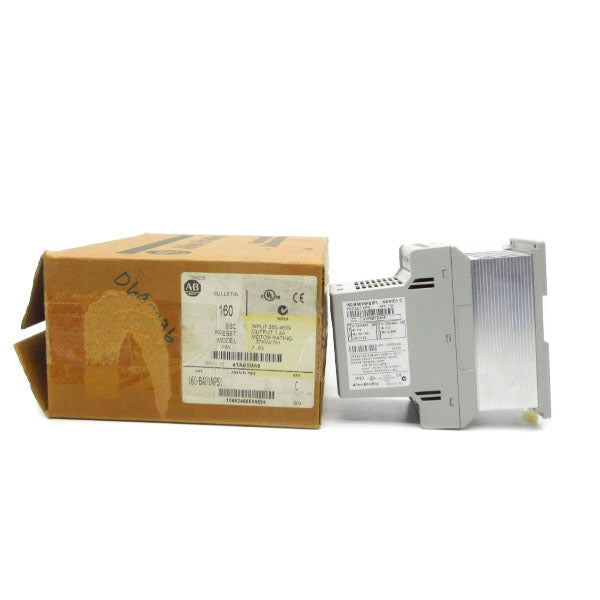 ALLEN BRADLEY 160-BA01NPS1 SER. C F/W 7.06 380-460V 1.2A (BR/WH) NSMP