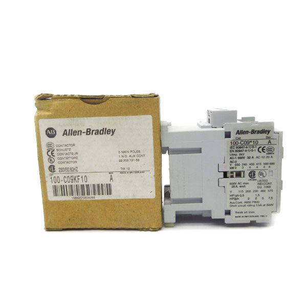 ALLEN BRADLEY 100-C09KF10 SER. A 230V 32A (BR/WH) NSMP