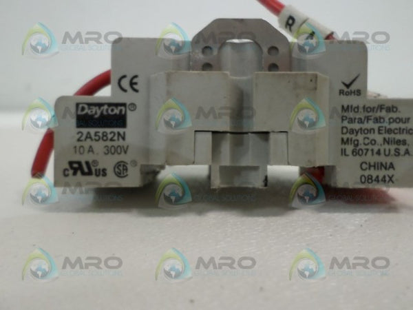 DAYTON 2A582N RELAY SOCKET (AS PICTURED)  UNMP