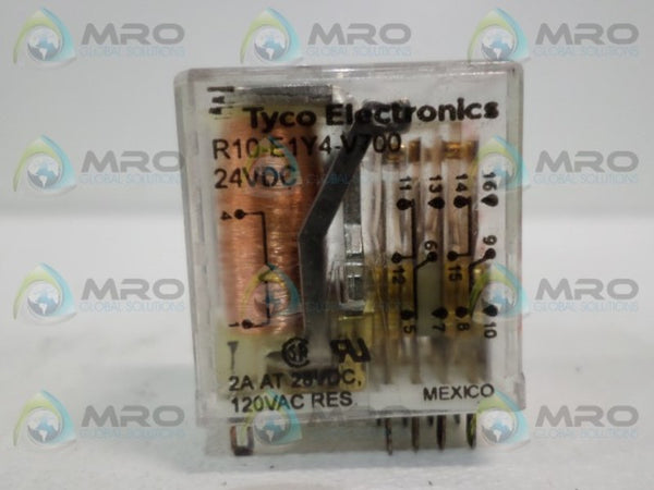 TYCO R10-E1Y4-V700 RELAY 24VDC  UNMP