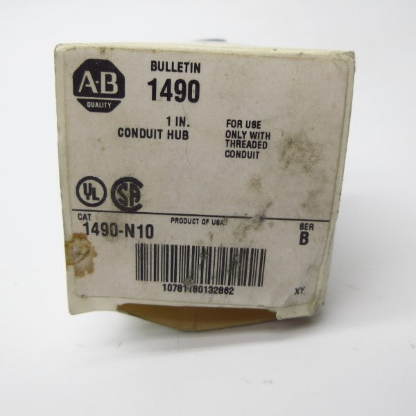 ALLEN BRADLEY 1490-N10 SER. B 1" (WH) NSMP