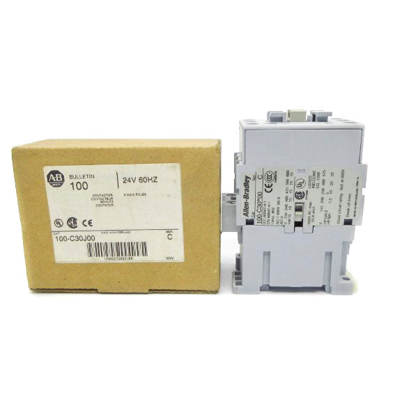 ALLEN BRADLEY 100-C30J00 SER. C 24V 65A (BR/WH) NSMP