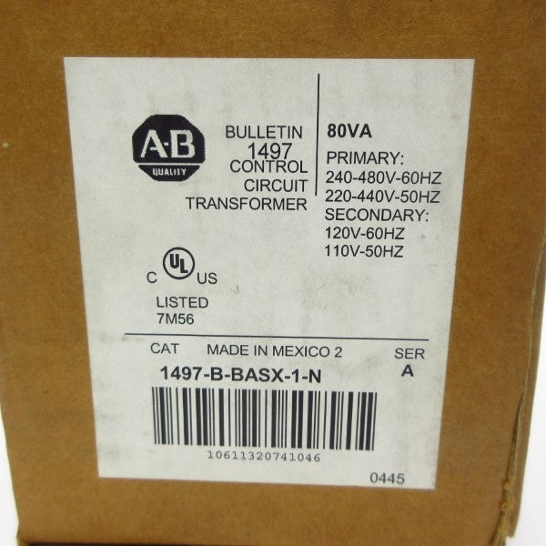 ALLEN BRADLEY 1497-B-BASX-1-N SER. A 240-480V (BR/WH) NSMP