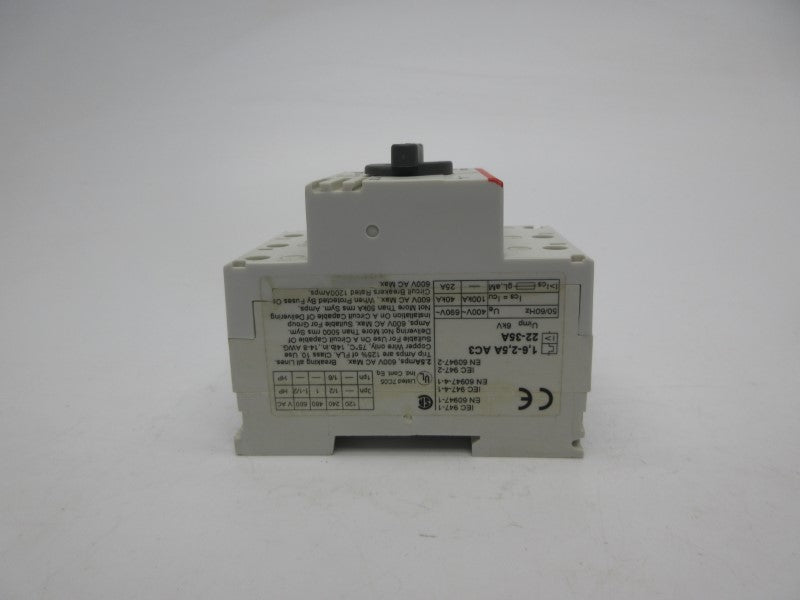 ABB MS325-2.5 690V 1.6-2.5A NSNP