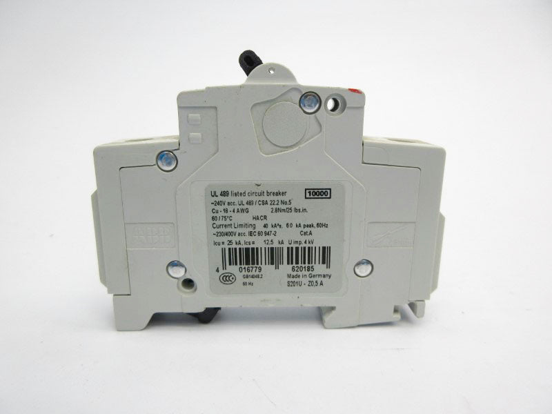 ABB S201U-Z0,5 240V 0.5A UNMP