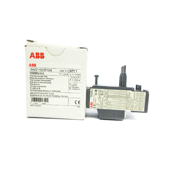 ABB TA25DU-2.4 1SAZ211201R10280 690V 1.7-2.4A NSMP