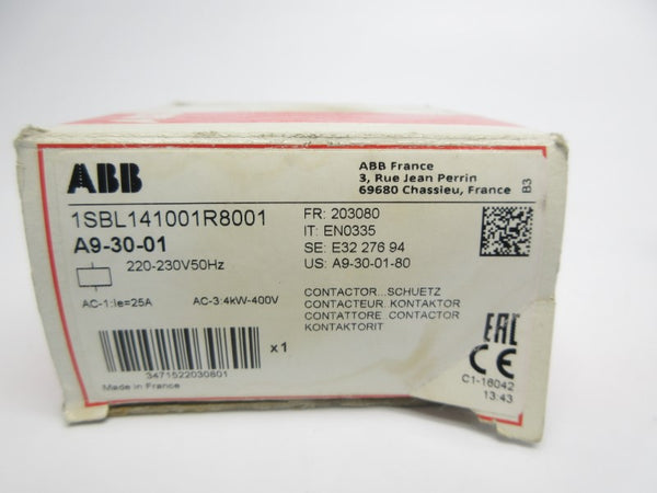 ABB A9-30-01-80 1SBL141001R8001 220-230/230-240V NSMP