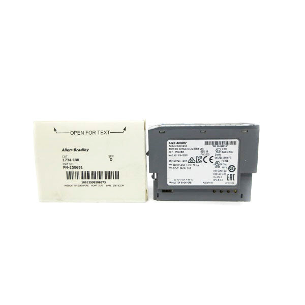 ALLEN BRADLEY 1734-IB8 F/W 3.022 SER. D 24VDC NSMP