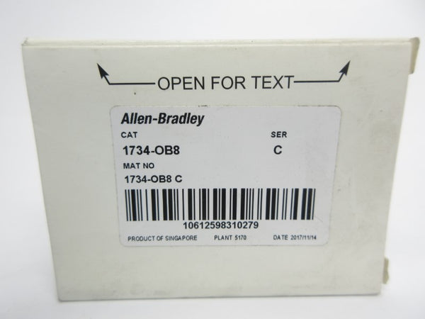 ALLEN BRADLEY 1734-OB8 SER. C 24VDC NSMP