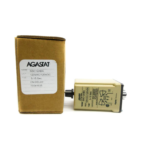 AGASTAT SSC12ABA 120VAC/DC 10A 5-15S NSMP