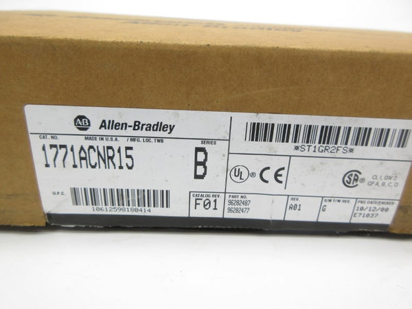 ALLEN BRADLEY 1771-ACNR15 SER. B F/W G UNMP