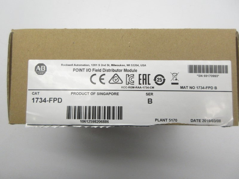 ALLEN BRADLEY 1734-FPD SER. B 120/240VAC 10A NSMP