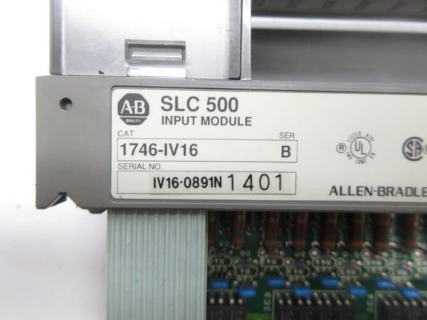 ALLEN BRADLEY 1746-IV16 SER. B 10-30VDC (NO TERMINAL) NSNP