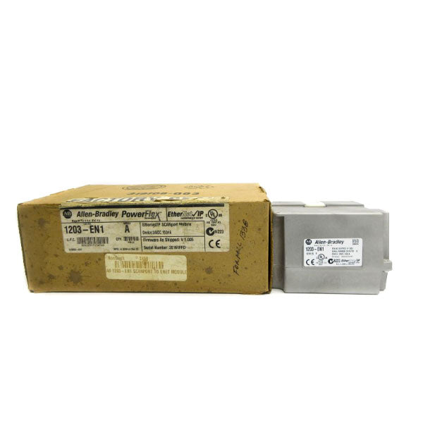 ALLEN BRADLEY 1203-EN1 SER. A 24VDC F/W V1.005 (BR/WH) NSMP