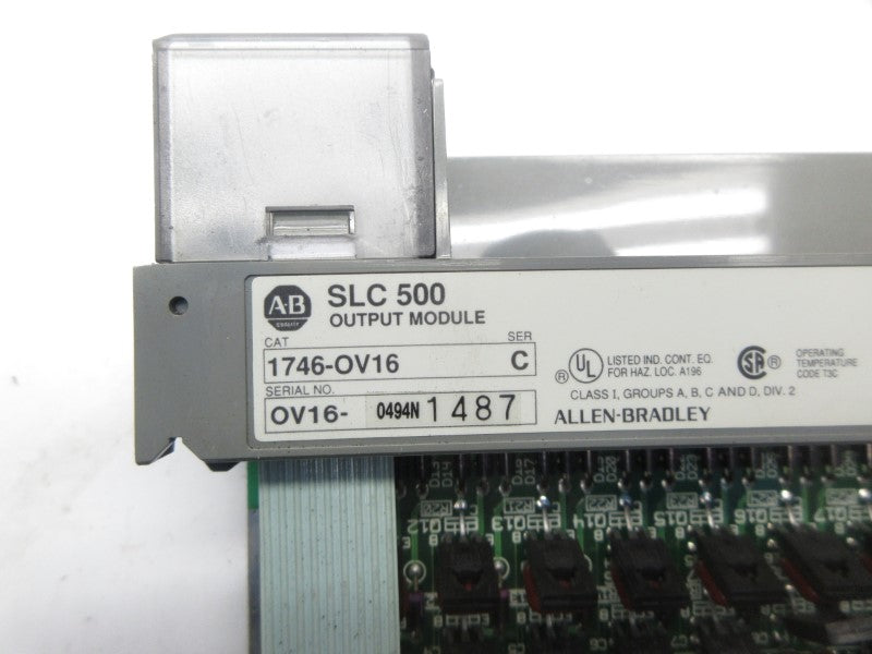 ALLEN BRADLEY 1746-OV16 SER. C 10-50VDC (NO DOOR) UNMP