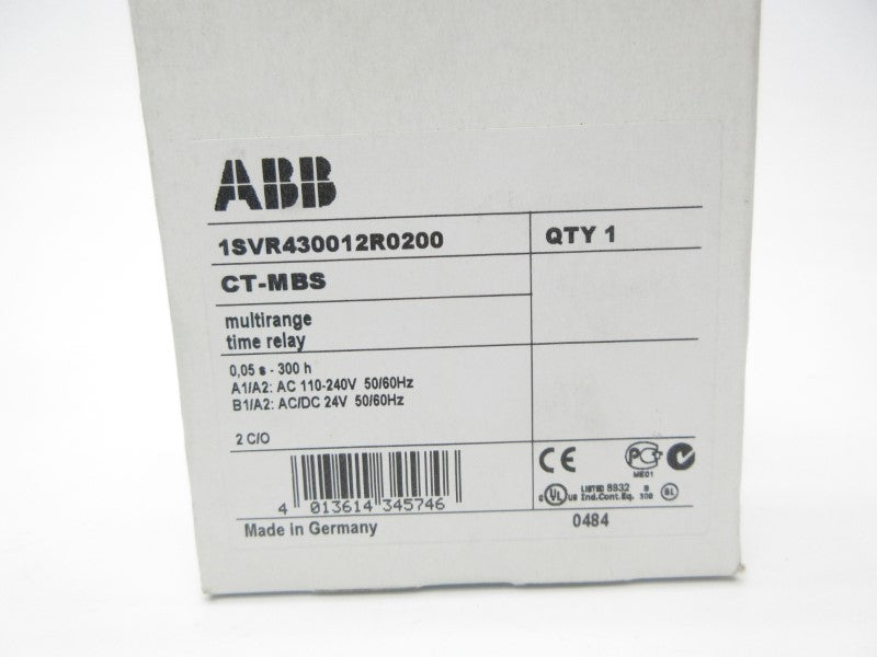 ABB CT-MBS 1SVR430012R0200 110-240VAC 0.05S-300H NSMP