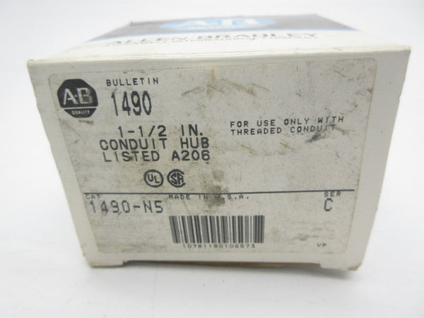 ALLEN BRADLEY 1490-N5 SER. C 1-1/2" (BK/BL) NSMP