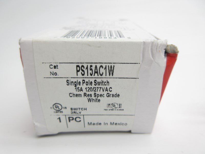 PASS & SEYMOUR PS15AC1W 120/277VAC 15A NSMP