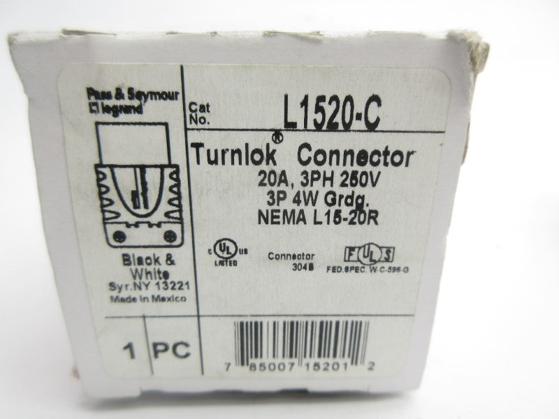 PASS & SEYMOUR L1520-C 250V 20A NSMP