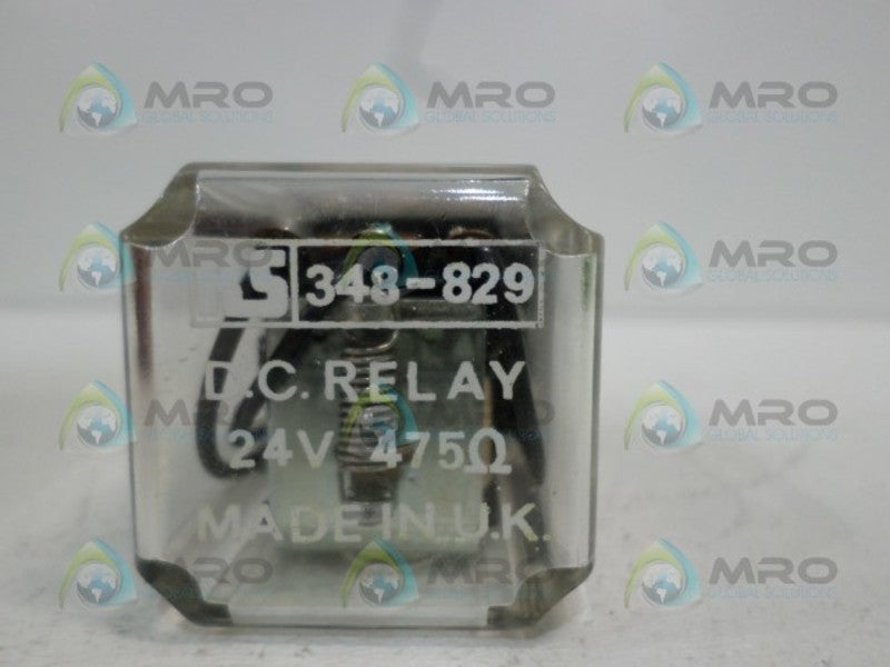 RS COMPONENTS 348-829 D.C RELAY 24V (AS PICTURED)  NSNP