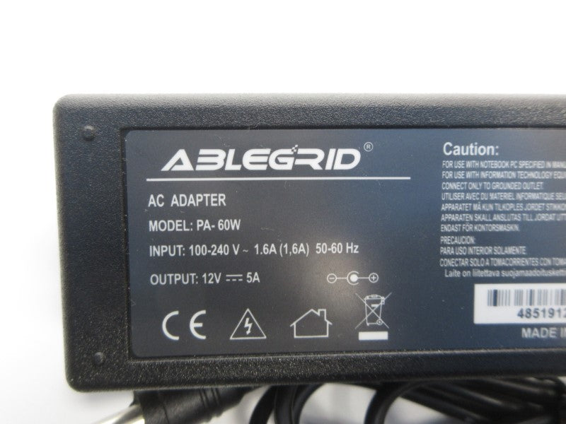 ABLEGRID PA-60W 100-240V 1.6A NSNP