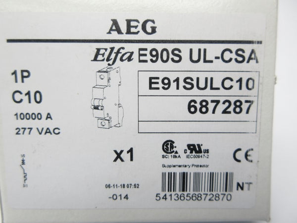 AEG E91SULC10 277VAC 10A NSMP