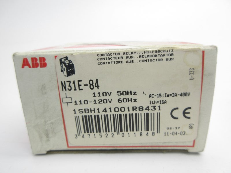 ABB N31E-84 1SBH141001R8431 110-120V 16A NSMP