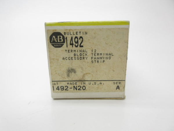 ALLEN BRADLEY 1492-N20 SER. A (BK/YL) NSMP