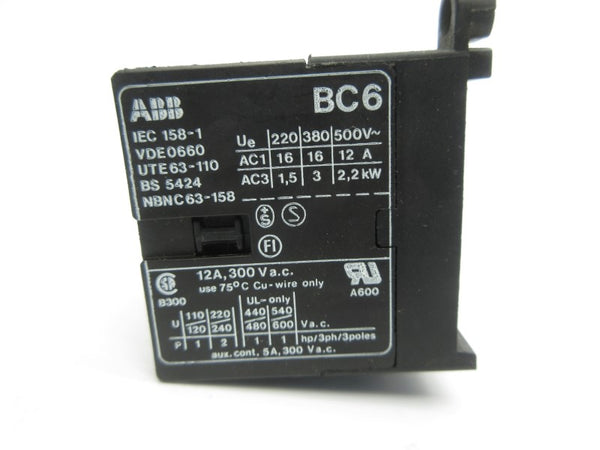 ABB BC6 17/23VDC 12A NSNP