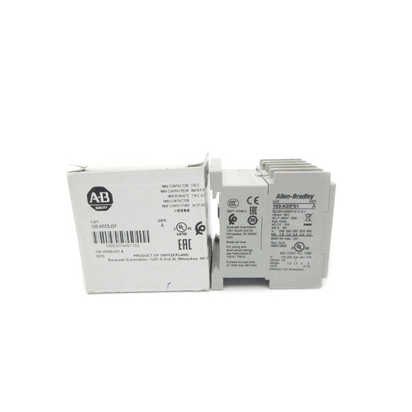 ALLEN BRADLEY 100-K05DJ01 SER. A 24VDC (WH) NSMP