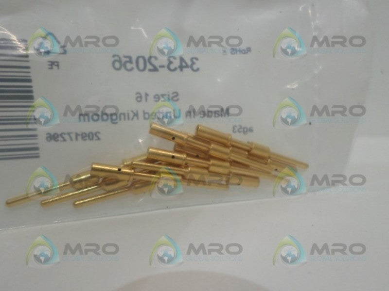 AB CONNECTORS ABB16KPKF80P3 343-2056 CRIMP (PKG OF 10) NSMP