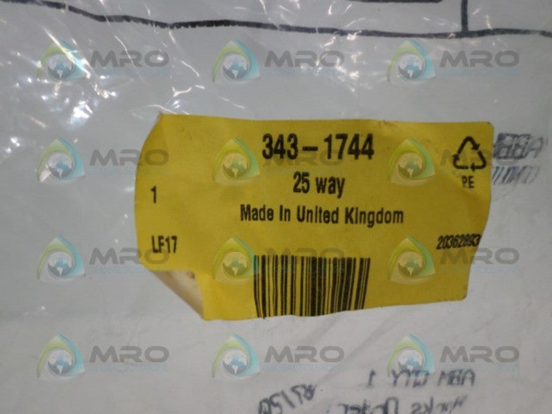 AB CONNECTORS ABBH24A25CCAF80 343-1744 CABLE ADAPTER NSMP