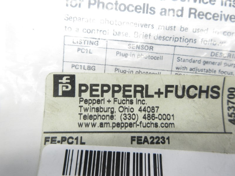 PEPPERL+FUCHS FE-PC1L NSMP