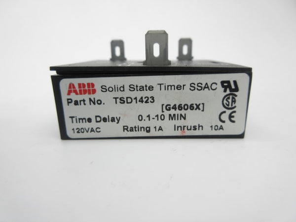 ABB TSD1423 120VAC 1A 0.1-10M UNMP
