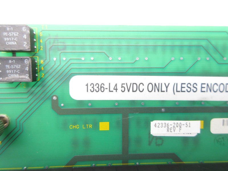 ALLEN BRADLEY 1336-L4 5VDC REV. F UNMP