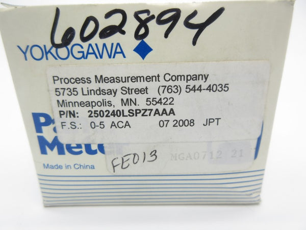 YOKOGAWA 250240LSPZ7AAA NSMP