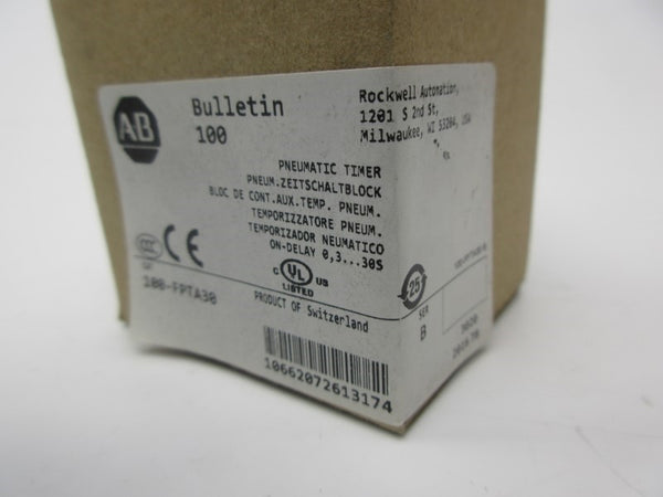 ALLEN BRADLEY 100-FPTA30 SER. B 0.3-30S (BR/WH) NSMP
