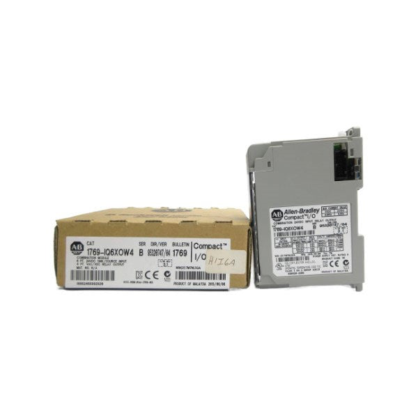 ALLEN BRADLEY 1769-IQ6XOW4 SER. B F/W 3.1 24VDC 0.05A NSMP
