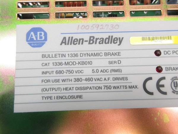 ALLEN BRADLEY 1336-MOD-KB010 SER. D 680-750VDC NSNP