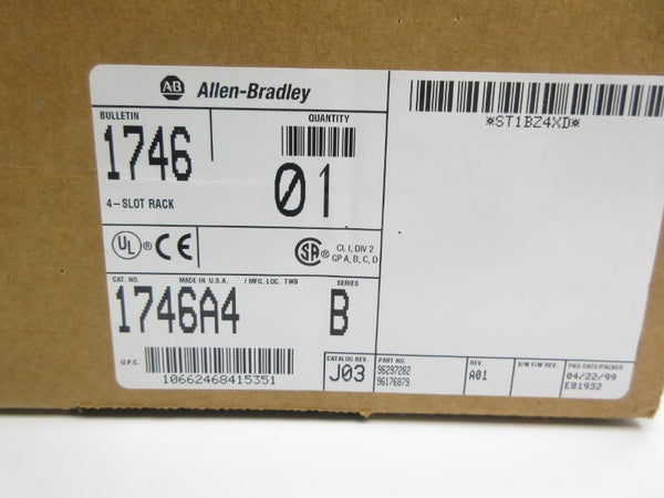 ALLEN BRADLEY 1746A4 SER. B REV. A01 NSMP