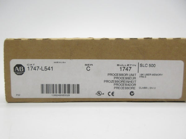 ALLEN BRADLEY 1747-L541 SER. C F/W 8 5VDC 1A REV. 7 NSMP
